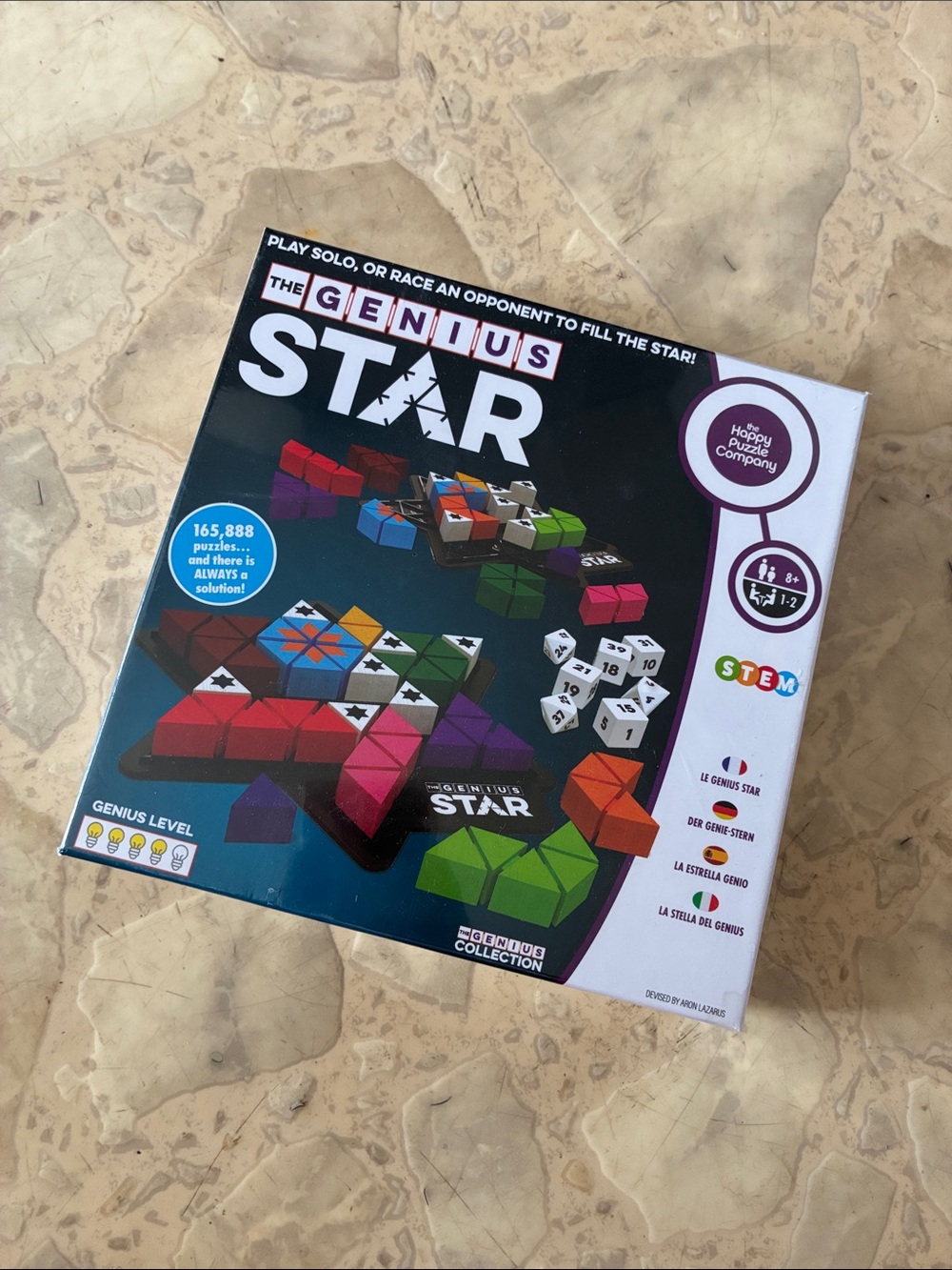 Brand New The Genius Star Puzzle Game by - Multicolor